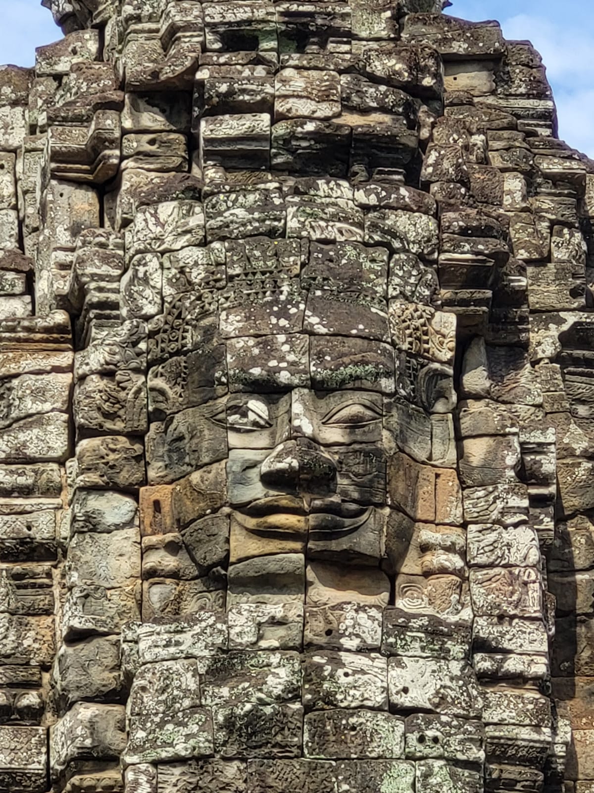 Temple Bayon — les 216 visages géants souriants, Angkor Thom, Cambodge